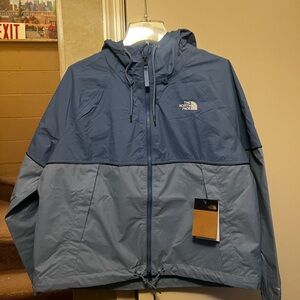 The North Face Women's Two-Tone Blue Windbreaker
